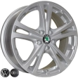 TRW Z616 W6 R15 PCD5x100 ET43 DIA57.1 silver
